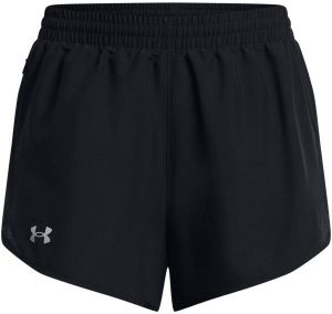Under Armour FLY BY 3'' Dámske kraťasy, čierna, veľkosť