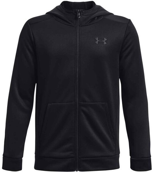 Under Armour ARMOUR FLEECE Chlapčenská mikina, čierna, veľkosť XL