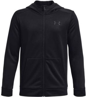 Under Armour ARMOUR FLEECE Chlapčenská mikina, čierna, veľkosť