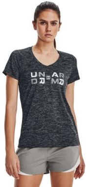 Under Armour TECH TWIST GRAPHIC Dámske tričko, čierna, veľkosť