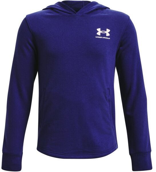 Under Armour RIVAL TERRY Chlapčenská mikina, modrá, veľkosť