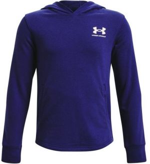Under Armour RIVAL TERRY Chlapčenská mikina, modrá, veľkosť