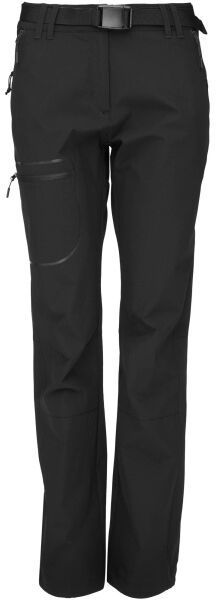 Willard PIRATA Dámske nohavice z tenkého softshellu, čierna, veľkosť