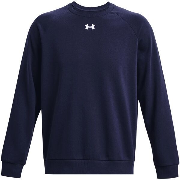 Under Armour RIVAL FLEECE CREW Pánska mikina, tmavo modrá, veľkosť M