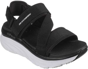 Skechers D'LUX WALKER - KIND MIND Dámske sandále, čierna, veľkosť