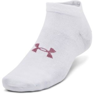 Under Armour ESSENTIAL LOW CUT Unisex ponožky, biela, veľkosť