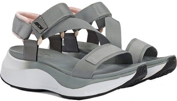 ATOM FUSION Dámske sandále, sivá, veľkosť