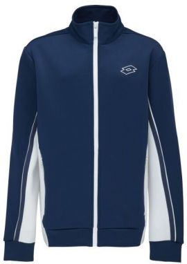 Lotto SQUADRA III FULL-ZIP TOP Chlapčenská športová mikina, modrá, veľkosť