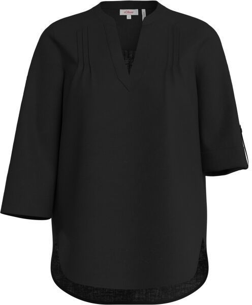 s.Oliver RL BLOUSE 3/4 Dámska blúzka, čierna, veľkosť