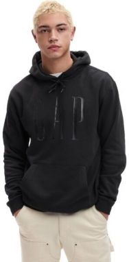 GAP SHINE LOGO Pánská mikina, čierna, veľkosť