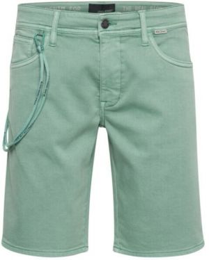 BLEND DENIM Pánske šortky, svetlo zelená, veľkosť