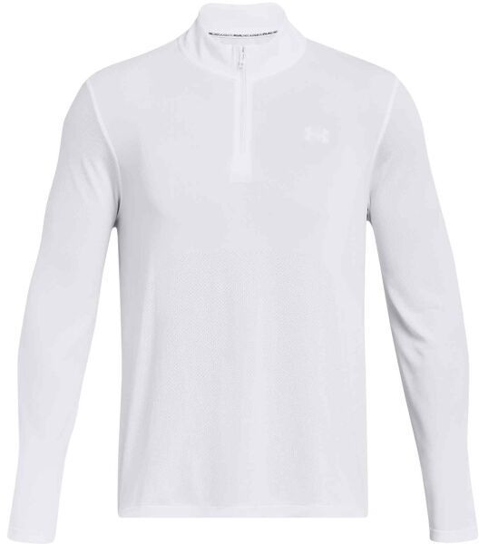 Under Armour STRIDE 1/4 ZIP Pánske tričko, biela, veľkosť L