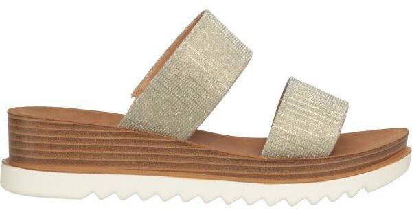 ALPINE PRO CARINA Dámske šľapky, strieborná, veľkosť