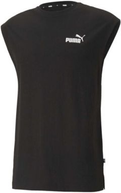Puma ESSENTIALS SLEEVELESS TANK Pánske tričko bez rukávov, čierna, veľkosť