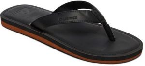 Quiksilver MOLOKAI NUBUCK II Pánske žabky, čierna, veľkosť 39