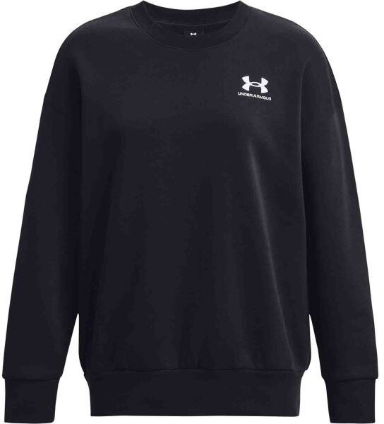 Under Armour ESSENTIAL FLC OS CREW Dámska mikina, čierna, veľkosť