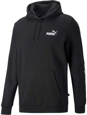 Puma ESSENTIALS + TAPE HOODIE Pánska mikina, čierna, veľkosť