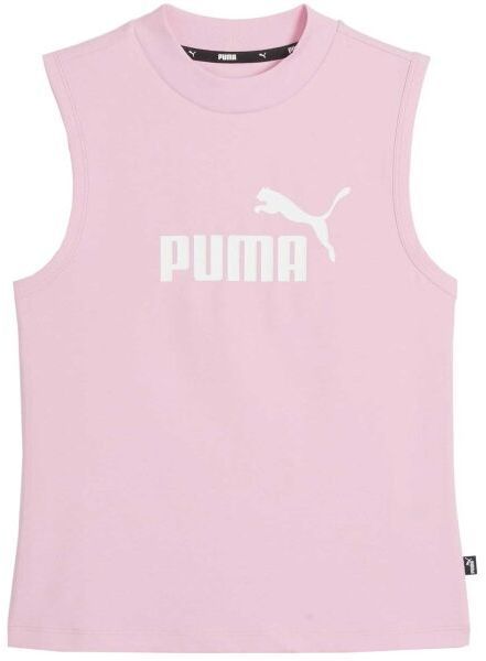 Puma ESSENTIALS+ SLIM LOGO TANK Dámske tielko, ružová, veľkosť