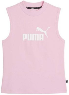 Puma ESSENTIALS+ SLIM LOGO TANK Dámske tielko, ružová, veľkosť