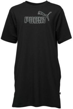 Puma ESSENTIALS LOGO DRESS TR Dámske šaty, čierna, veľkosť