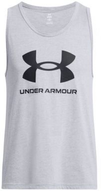 Under Armour SPORTSTYLE Pánske tielko, sivá, veľkosť