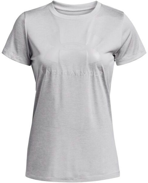Under Armour TECH SOLID SCRIPT Dámske tričko, sivá, veľkosť S