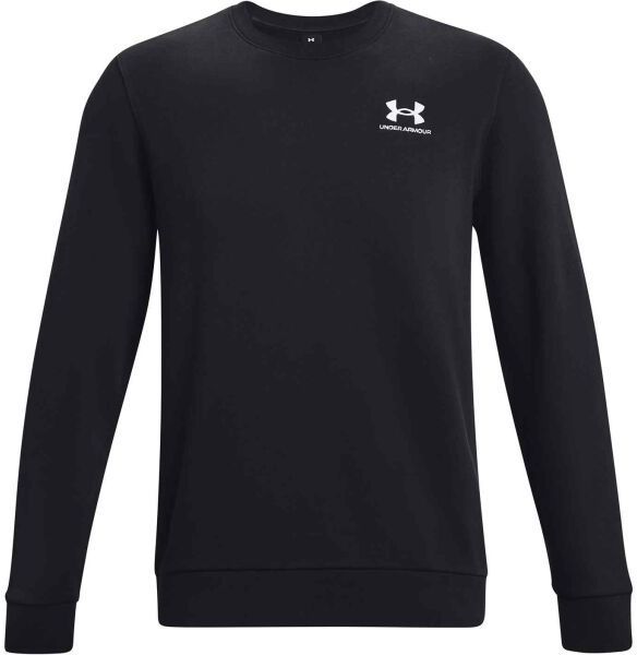 Under Armour ESSENTIAL FLEECE CREW Pánska mikina, čierna, veľkosť