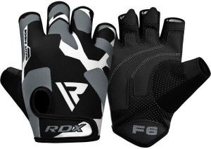 RDX SUMBLIMATION F6 Fitness rukavice, čierna, veľkosť