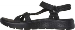 Skechers GO WALK FLEX - SUBLIME-X Dámske sandále, čierna, veľkosť