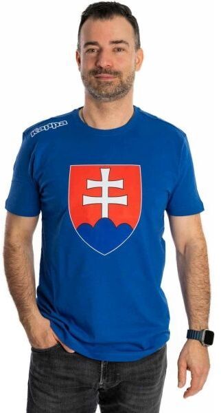 Kappa LOGO KAFERS Pánske tričko, modrá, veľkosť