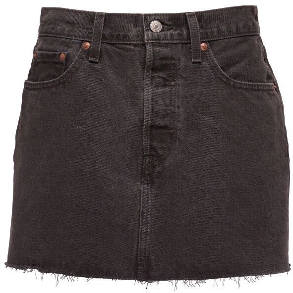 Levi's® ICON Dámska džínsová sukňa, čierna, veľkosť