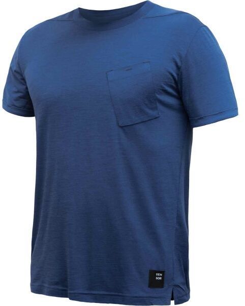 Sensor MERINO AIR TRAVELLER Pánske funkčné tričko, modrá, veľkosť