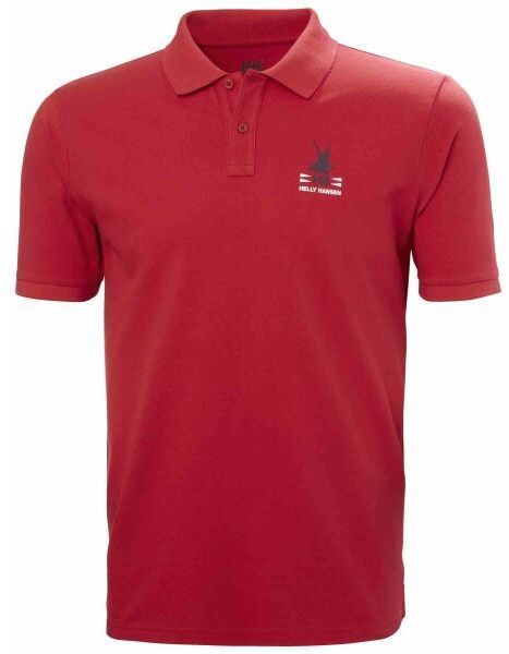 Helly Hansen KOSTER POLO Pánske polo tričko, červená, veľkosť