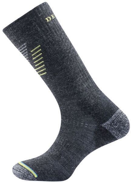 Devold HIKING MERINO MEDIUM Pánske vysoké turistické ponožky, tmavo sivá, veľkosť