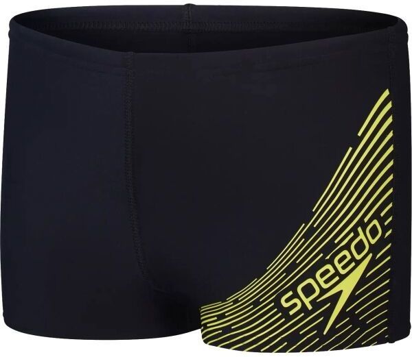 Speedo MEDLEY LOGO Chlapčenské plavky, čierna, veľkosť 11-12Y