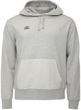 Umbro TEXTURED HOODIE SPORT CULTURE Pánska mikina, sivá, veľkosť