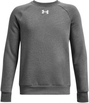 Under Armour RIVAL FLEECE CREW Chlapčenská mikina, tmavo sivá, veľkosť L