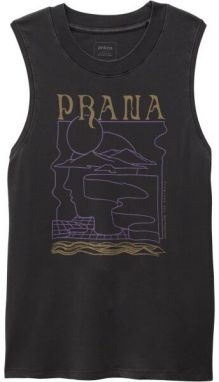 PrAna EVERYDAY VW GRAPHIC Dámske tielko, tmavo sivá, veľkosť