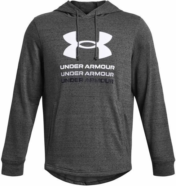 Under Armour RIVAL Pánska mikina, tmavo sivá, veľkosť L