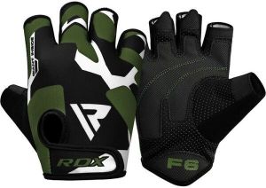 RDX SUMBLIMATION F6 Fitness rukavice, čierna, veľkosť