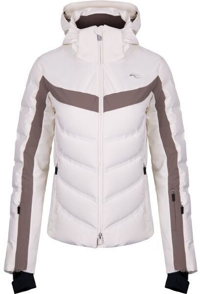 Kjus MOMENTUM JACKET W Dámska zimná bunda, béžová, veľkosť