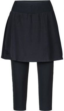 Hannah LISA SKIRT Dámska sukňa s 3/4 legínami, čierna, veľkosť