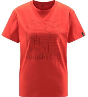 HAGLÖFS CAMP W Dámske tričko, červená, veľkosť