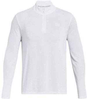 Under Armour STRIDE 1/4 ZIP Pánske tričko, biela, veľkosť