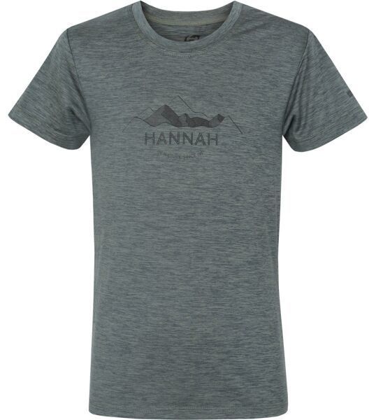Hannah CORNET JR II Detské  funkčné tričko, tmavo zelená, veľkosť