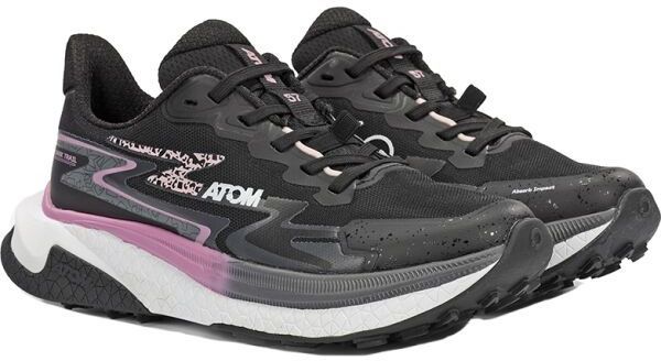 ATOM SHARK TRAIL Dámske bežecké topánky, čierna, veľkosť