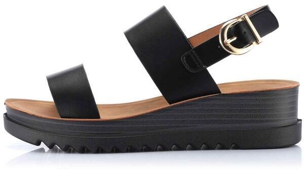 ALPINE PRO RAMONA Dámske sandále, čierna, veľkosť