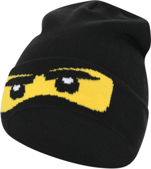 LEGO® kidswear LWANTHONY 710 HAT Detská zimná čiapka, čierna, veľkosť 54-56