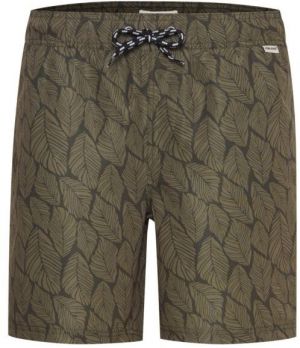 BLEND SWIMWEAR Pánske plavkové šortky, khaki, veľkosť