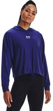 Under Armour UA RIVAL TERRY OVERSIZED HD Dámska mikina, modrá, veľkosť